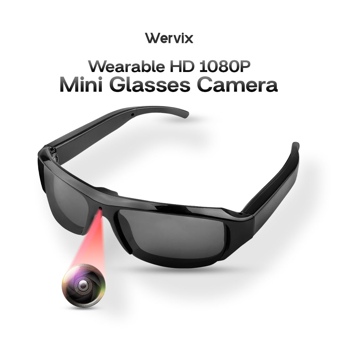Wearable HD 1080P Mini Glasses Camera