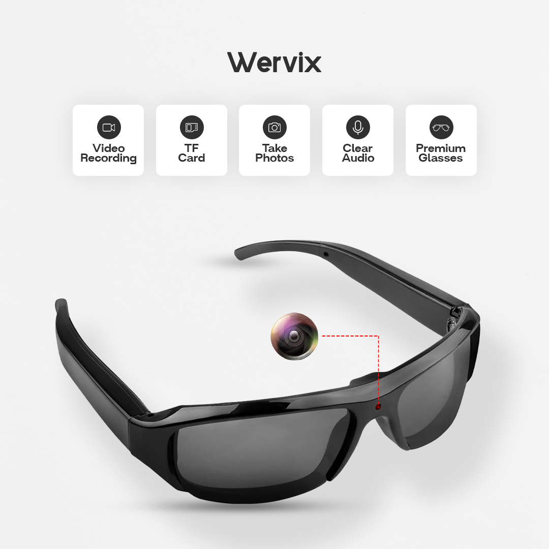 Wearable HD 1080P Mini Glasses Camera