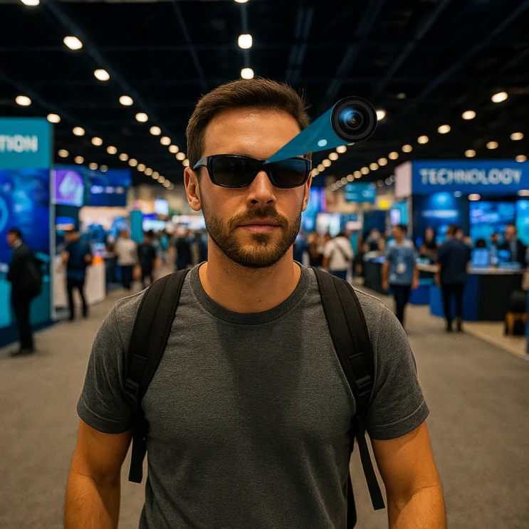 Wearable HD 1080P Mini Glasses Camera